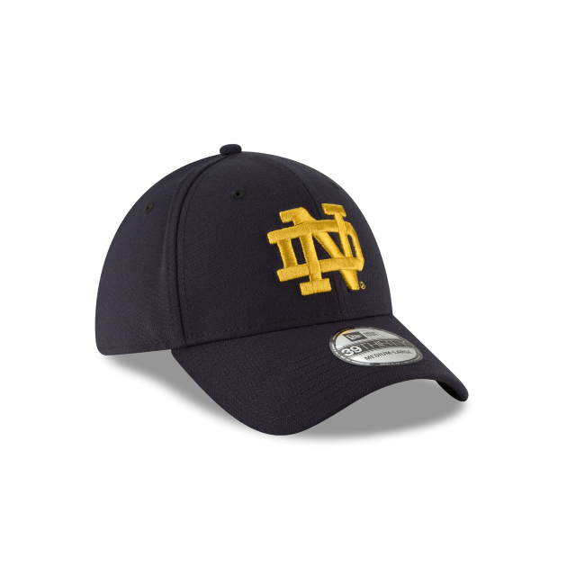 Notre Dame Fighting Irish New Era Navy Team Classic 39Thirty Flex Fit Hat