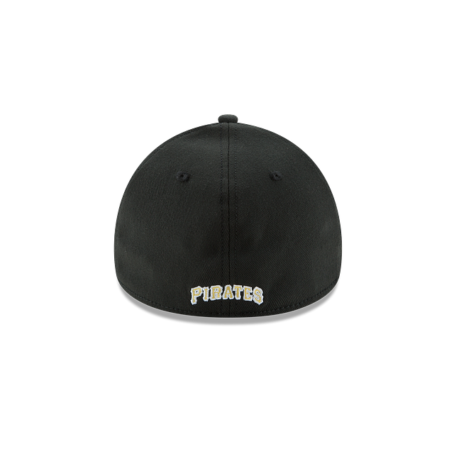 Youth Pittsburgh Pirates New Era Black 39Thirty Flex Fit Hat