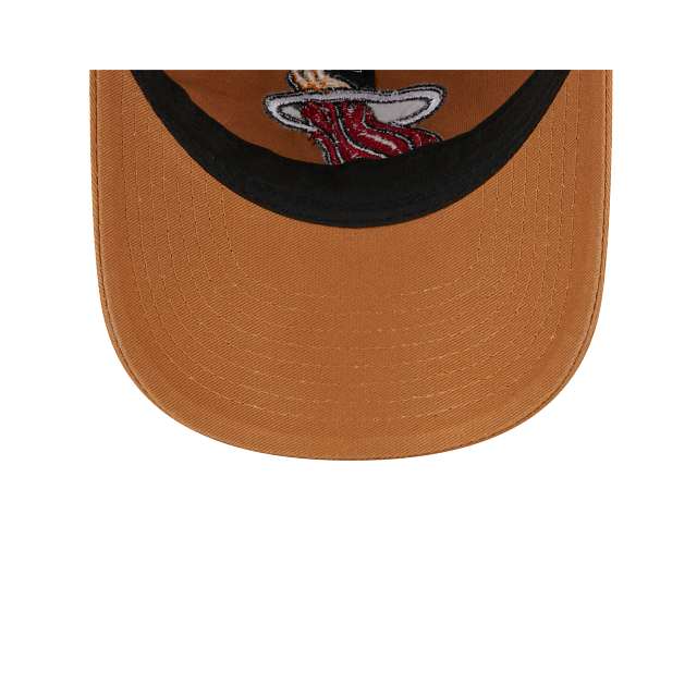 Youth Miami Heat New Era Light Bronze 9Twenty Adjustable Hat