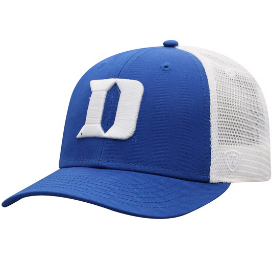 Duke Blue Devils Top of the World Blue Victory Trucker Snapback Hat