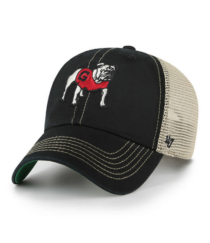 Georgia Bulldogs '47 Brand Black Trawler Clean Up Adjustable Trucker Dad Hat