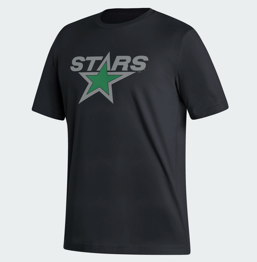 Dallas Stars Jason Robertson Adidas Black Jersey T-Shirt