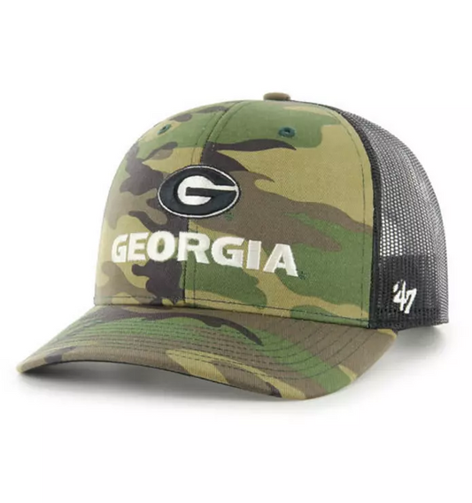 Georgia Bulldogs '47 Brand Camo Trucker Adjustable Hat