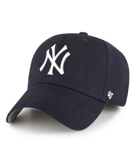 Youth New York Yankees '47 Brand Navy Blue MVP Adjustable Hat