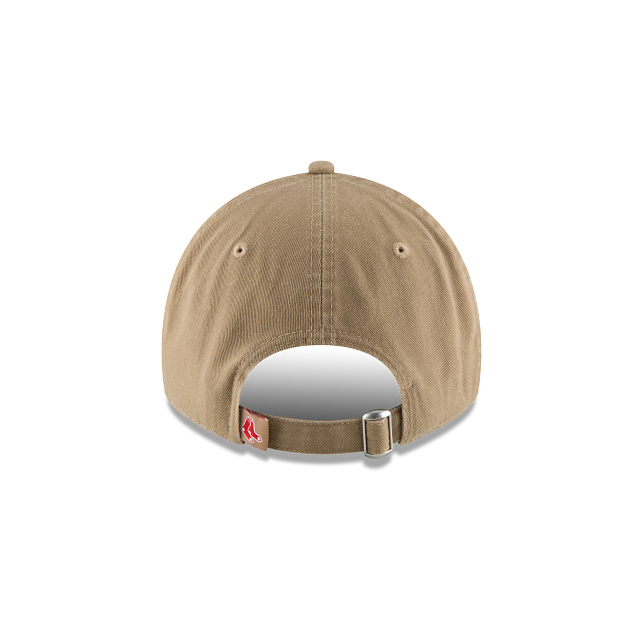 Boston Red Sox New Era Khaki Core Classic 9Twenty Adjustable Dad Hat