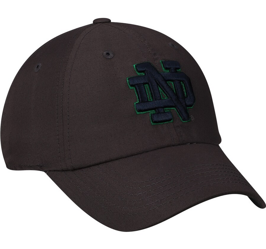 Notre Dame Fighting Irish Top Of The World Charcoal Staple Adjustable Dad Hat