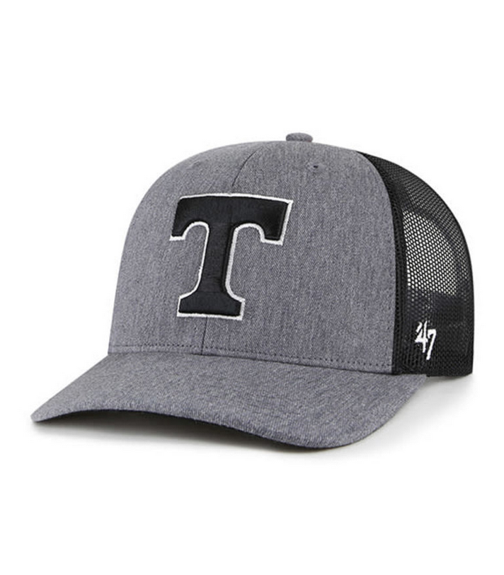 Tennessee Volunteers '47 Brand Charcoal Carbon Trucker Adjustable Hat