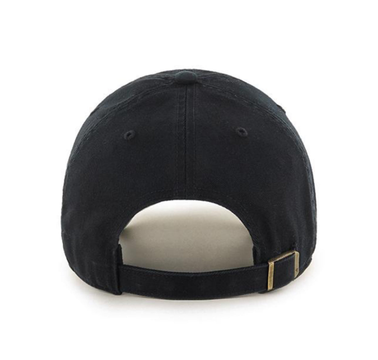 Boston Red Sox '47 Brand Black Ballpark Clean Up Adjustable Dad Hat