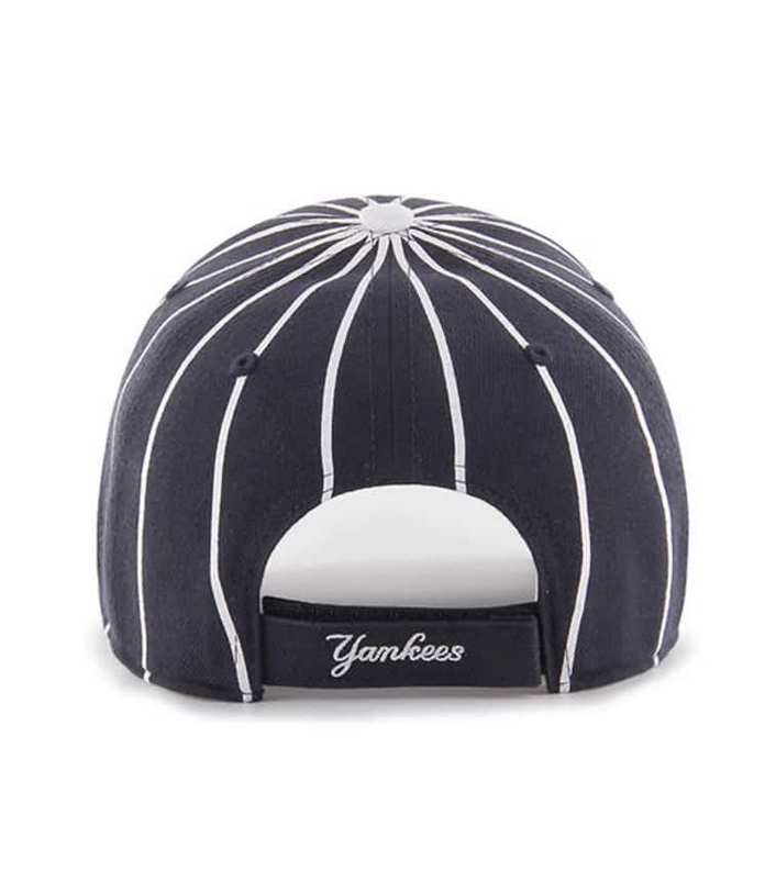 New York Yankees '47 Brand Navy Blue Birdcage Pinstripes MVP Hat
