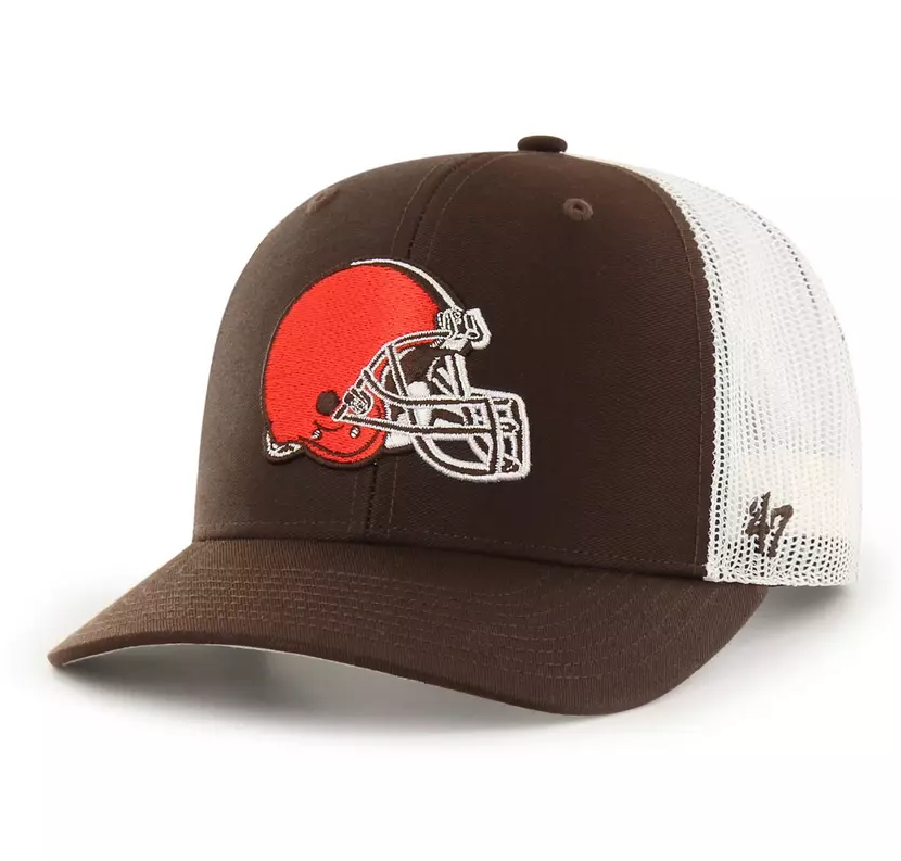 Cleveland Browns '47 Brand Brown Trucker Adjustable Snapback Hat