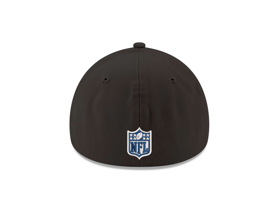 Dallas Cowboys New Era Black Team Classic 39Thirty Flex Fit Hat