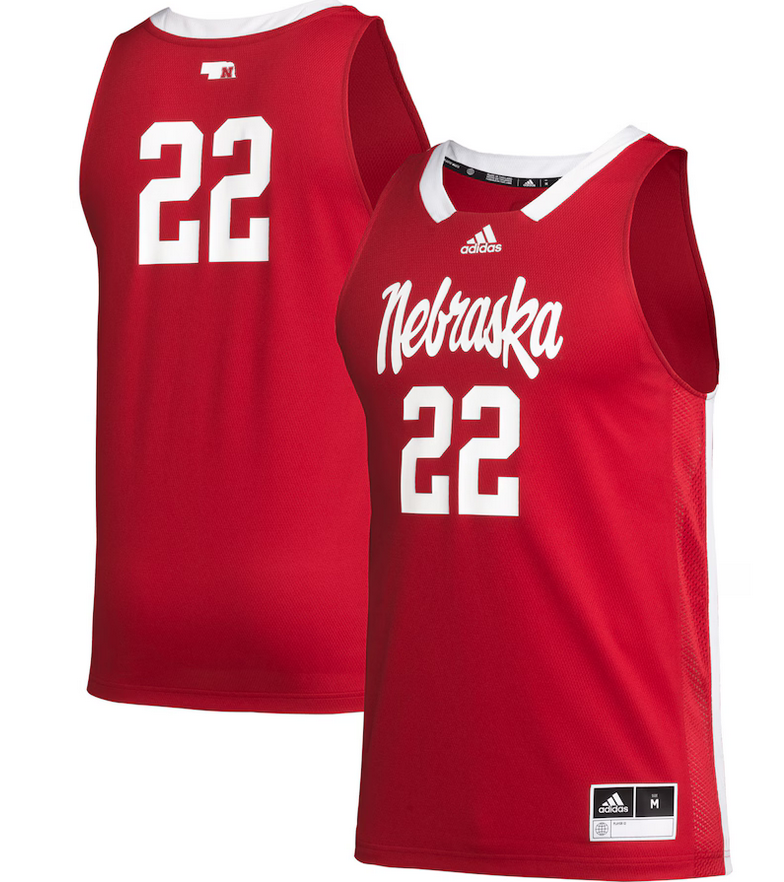 Nebraska Cornhuskers Adidas Men's #22 Red Team Swingman Jersey