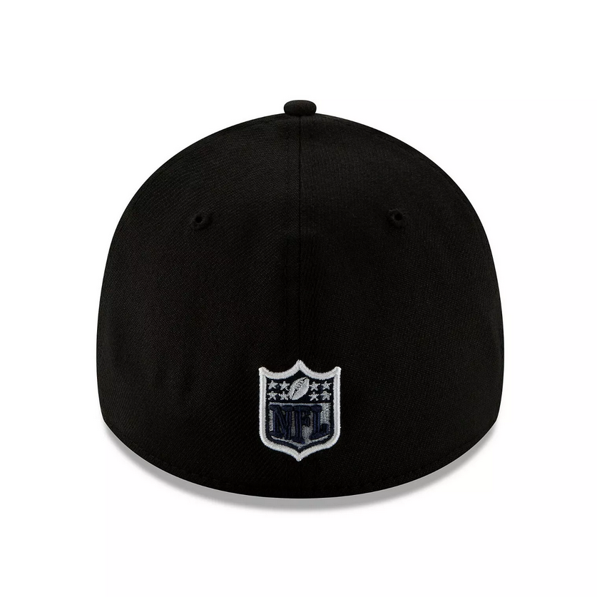 Youth Dallas Cowboys New Era Black NFL20 Jr. Draft Team Classic Flex Fit Hat