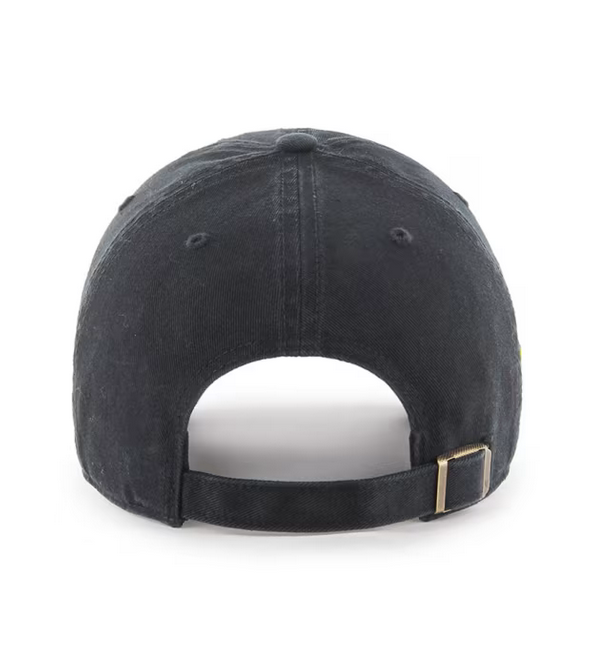 Philadelphia Phillies '47 Brand Black Cooperstown Clean Up Adjustable Dad Hat