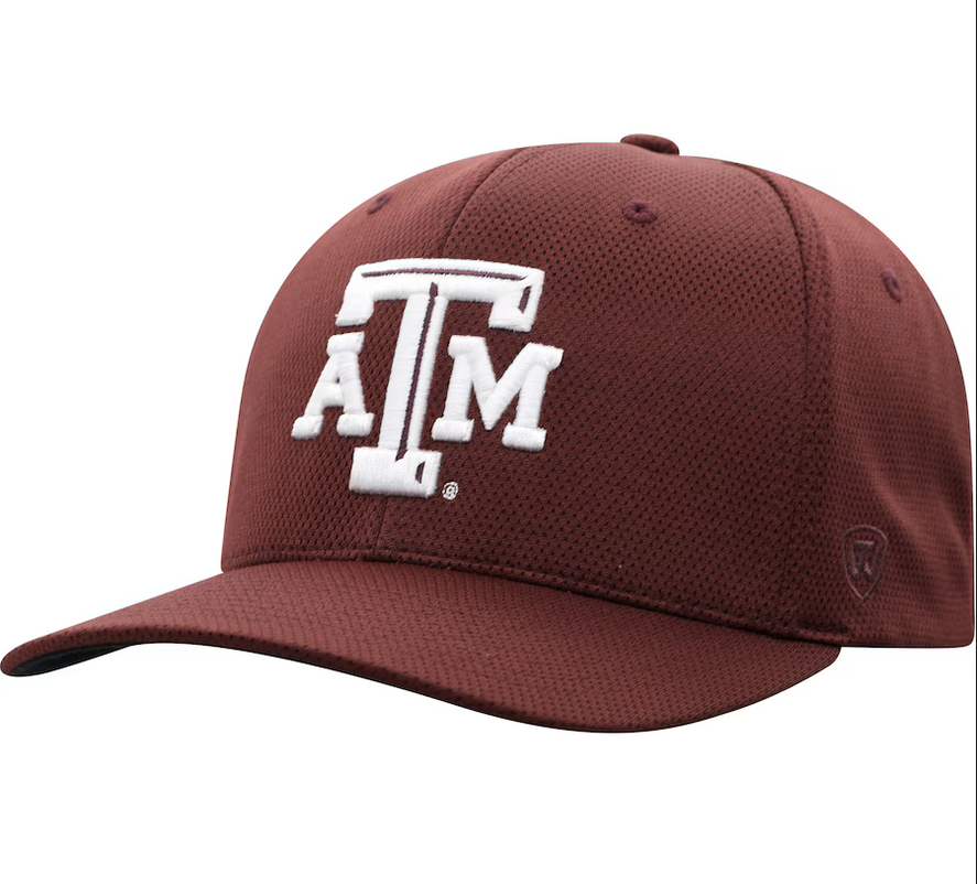 Texas A&M Aggies Top Of The World Maroon Victory Reflex Stretch Fit Hat