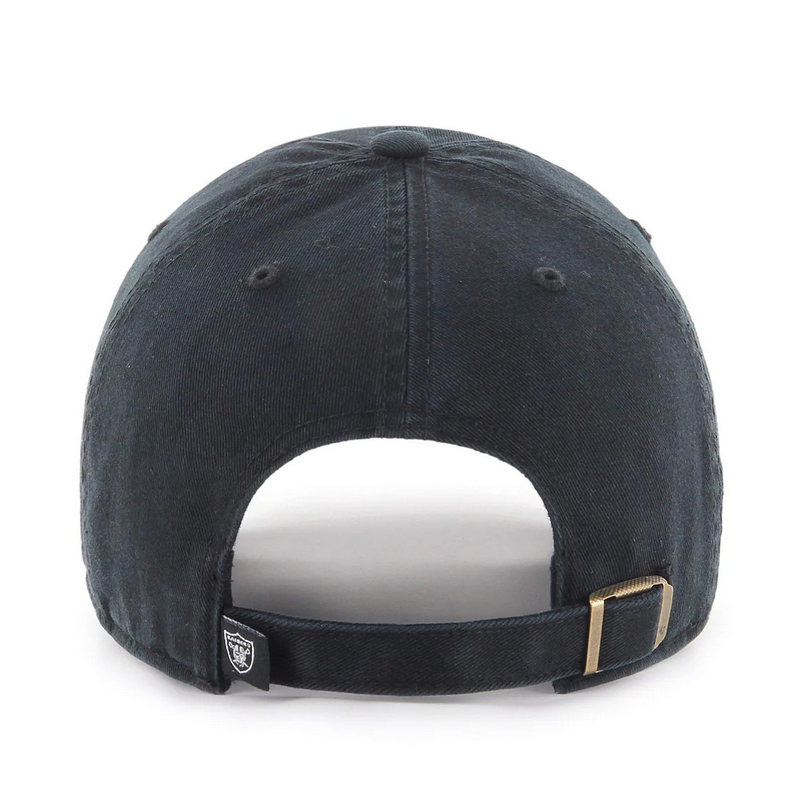 Las Vegas Raiders '47 Brand Black Clean Up Adjustable Dad Hat