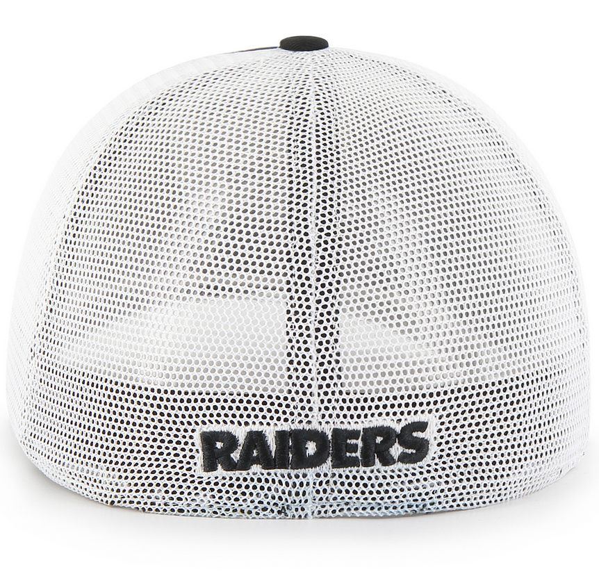 Las Vegas Raiders '47 Brand Black Trophy Trucker Flex Fit Hat