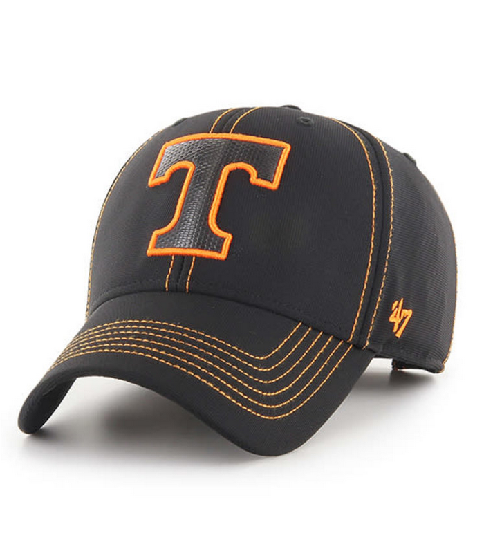 Tennessee Volunteers '47 Brand Black Battalion MVP Adjustable Hat