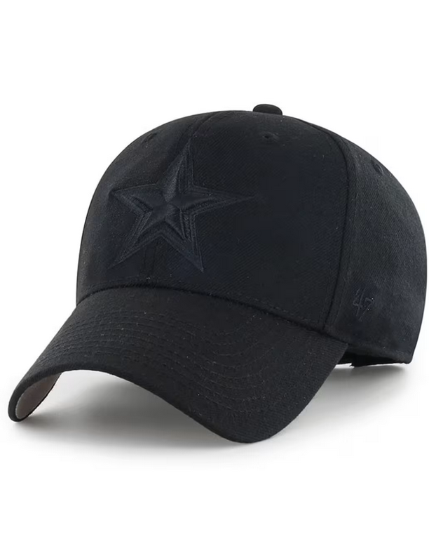 Dallas Cowboys '47 Brand Black On Black Adjustable MVP Hat