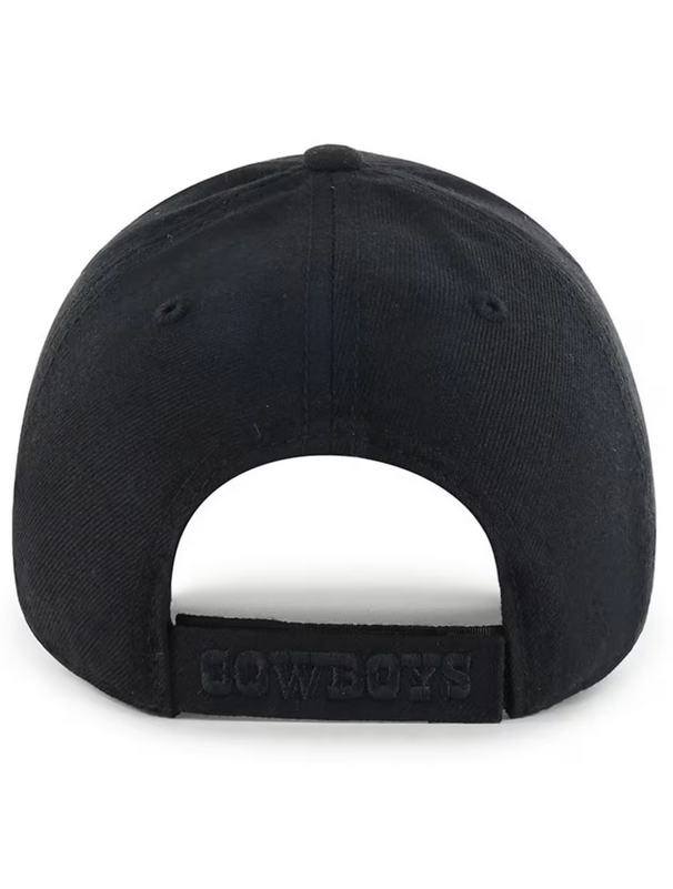 Dallas Cowboys '47 Brand Black On Black Adjustable MVP Hat