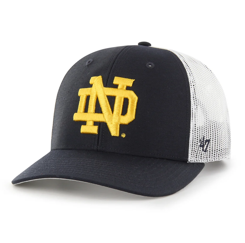 Notre Dame Fighting Irish '47 Brand Navy Trucker Snapback Adjustable Hat