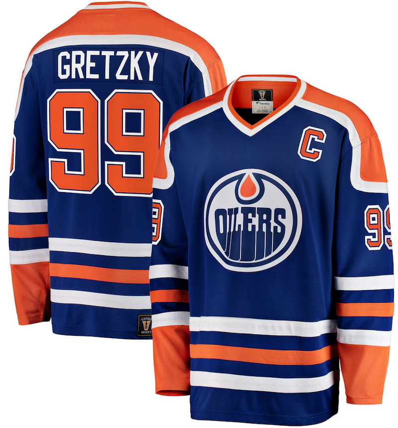 Edmonton Oilers Wayne Gretzky Fanatics Authentic Blue Breakaway Home Jersey