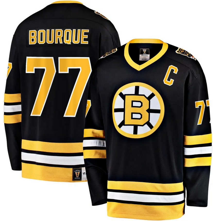 Boston Bruins Ray Bourque Fanatics Authentic Black Breakaway Home Jersey