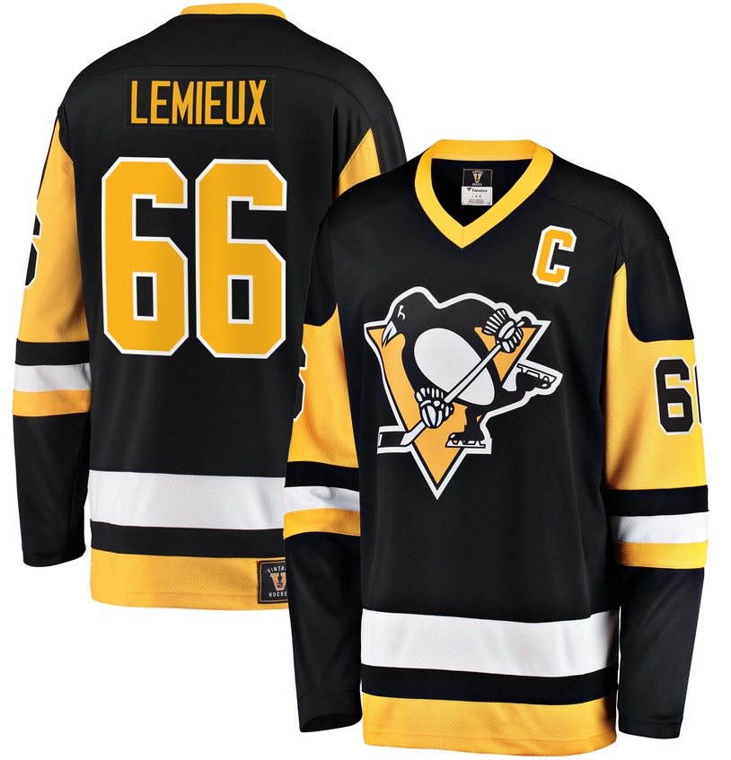 Pittsburgh Penguins Mario Lemieux Fanatics Authentic Black Breakaway Home Jersey