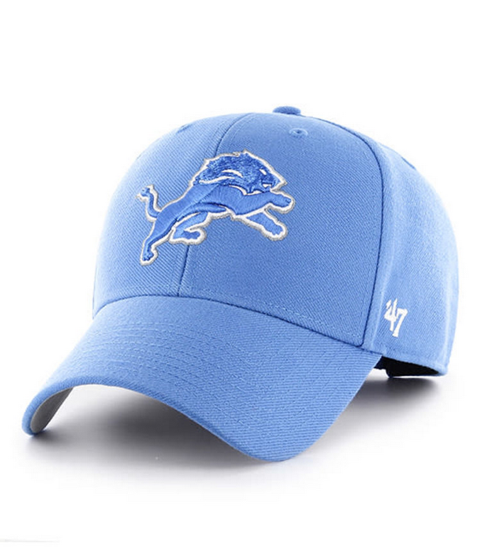 Detroit Lions '47 Brand Blue Adjustable MVP Hat