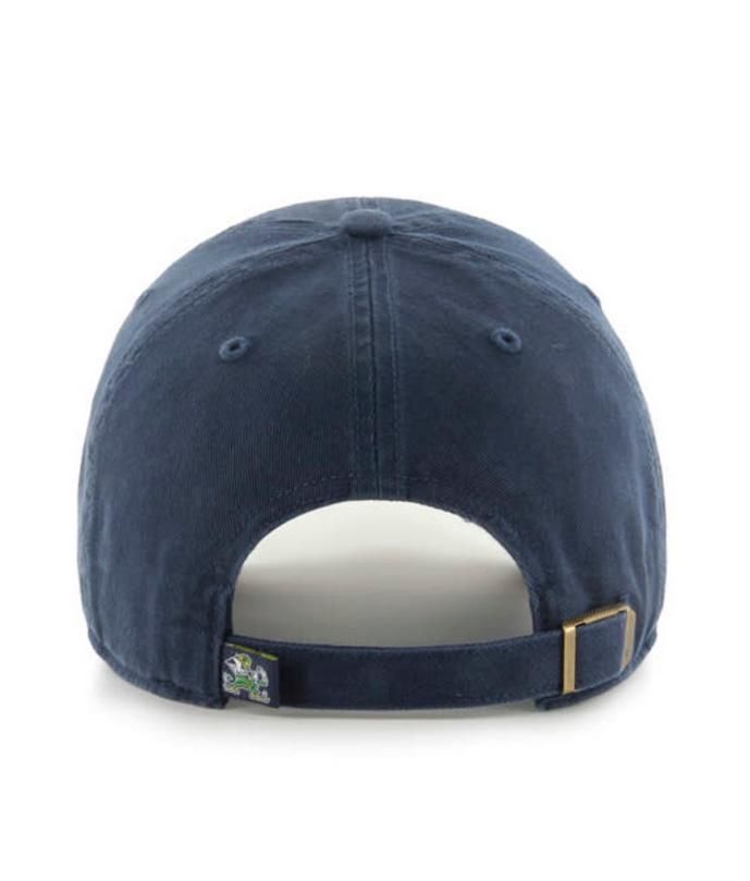 Notre Dame Fighting Irish '47 Brand Navy Blue Clean Up Adjustable Dad Hat