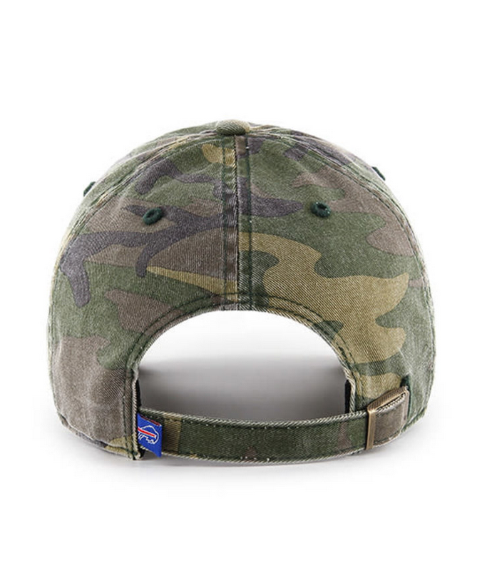 Buffalo Bills '47 Brand Camo Clean Up Adjustable Dad Hat