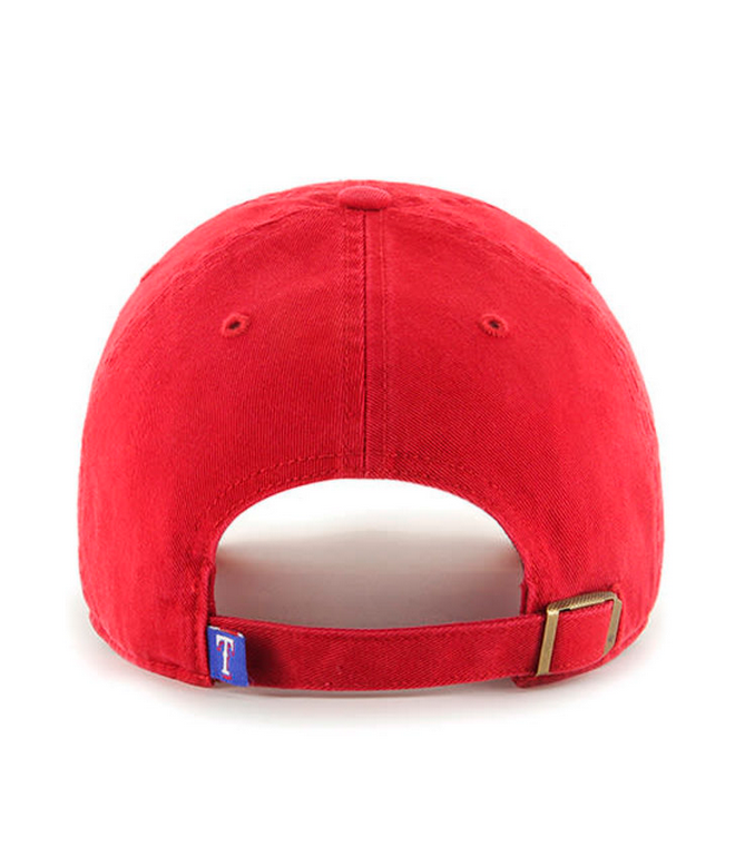 Texas Rangers '47 Brand Red Clean Up Adjustable Dad Hat