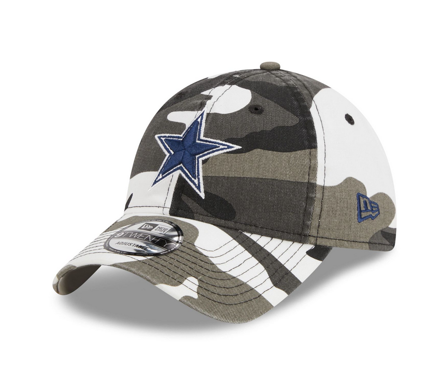 Dallas Cowboys New Era Camo 9Twenty Adjustable Dad Hat