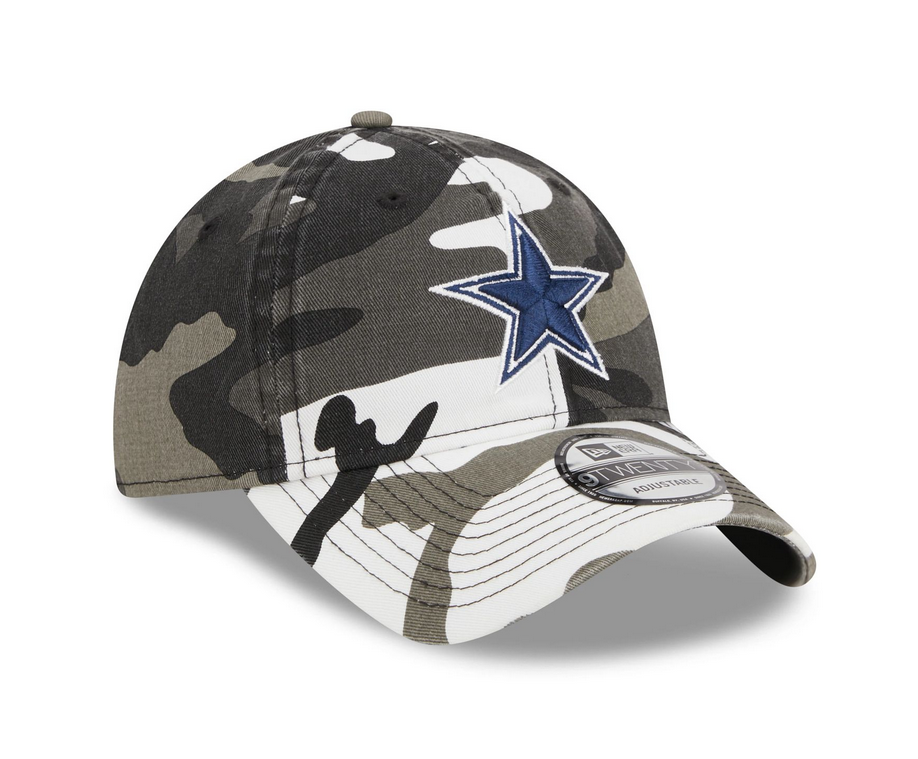 Dallas Cowboys New Era Camo 9Twenty Adjustable Dad Hat