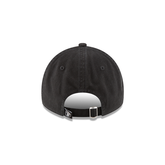 Las Vegas Raiders New Era Black Core Classic 9Twenty Adjustable Dad Hat