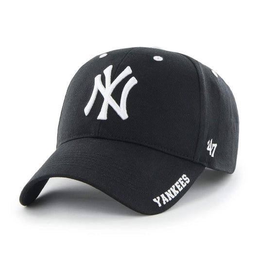 New York Yankees '47 Brand Black Adjustable Frost MVP Hat