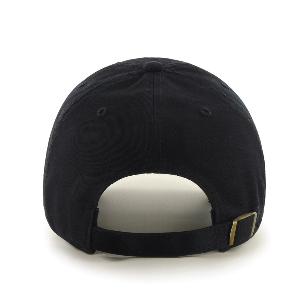Detroit Lions '47 Brand Black Historic Clean Up Adjustable Dad Hat