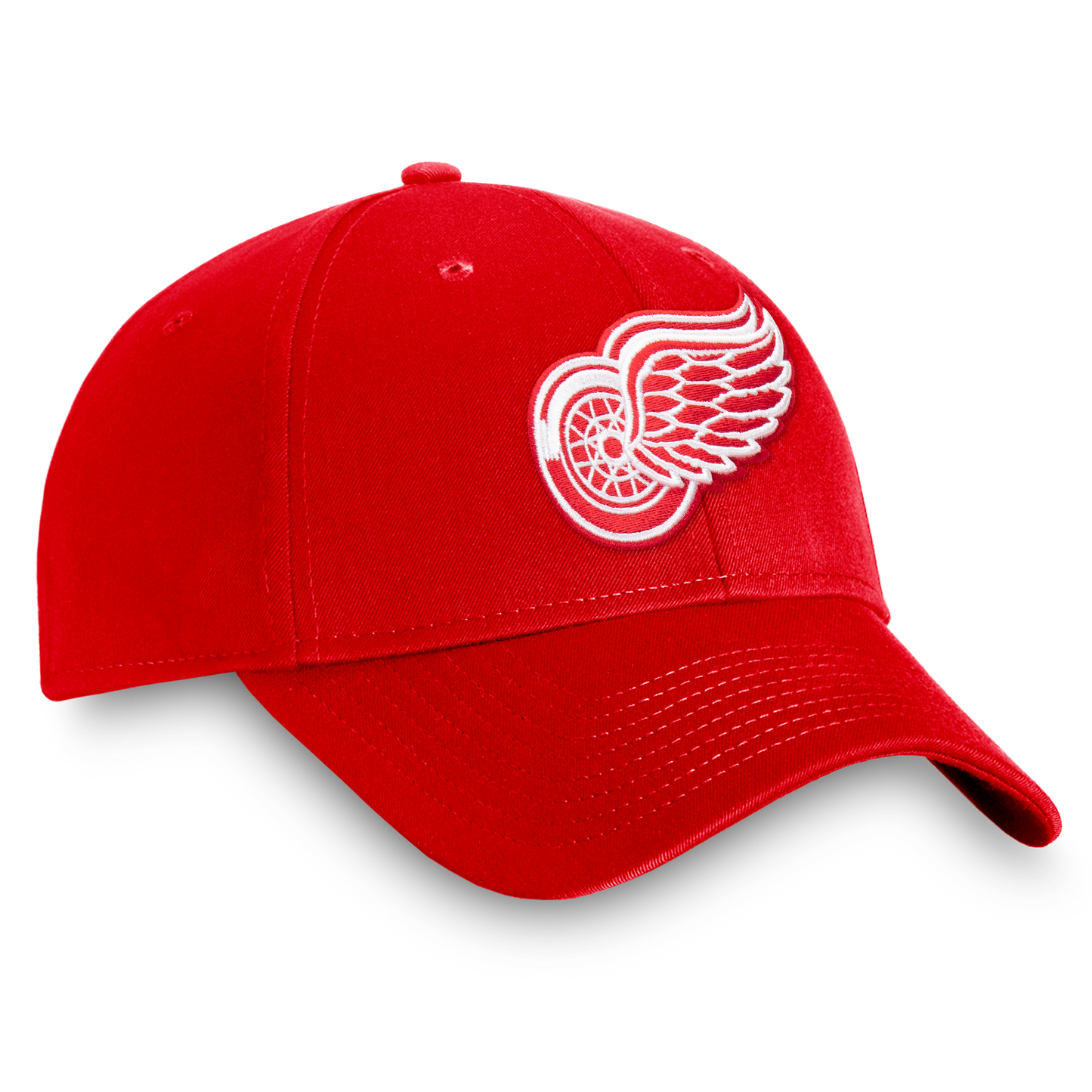 Detroit Red Wings Fanatics Red Primary Logo Core Adjustable Hat