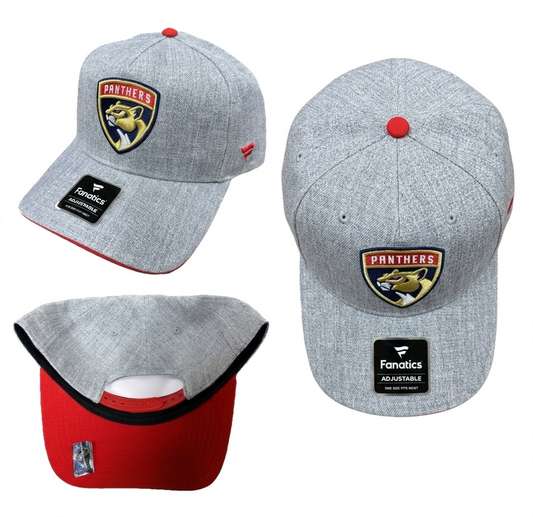 Florida Panthers Fanatics Heather Gray DSG A-Frame Snapback Adjustable Hat