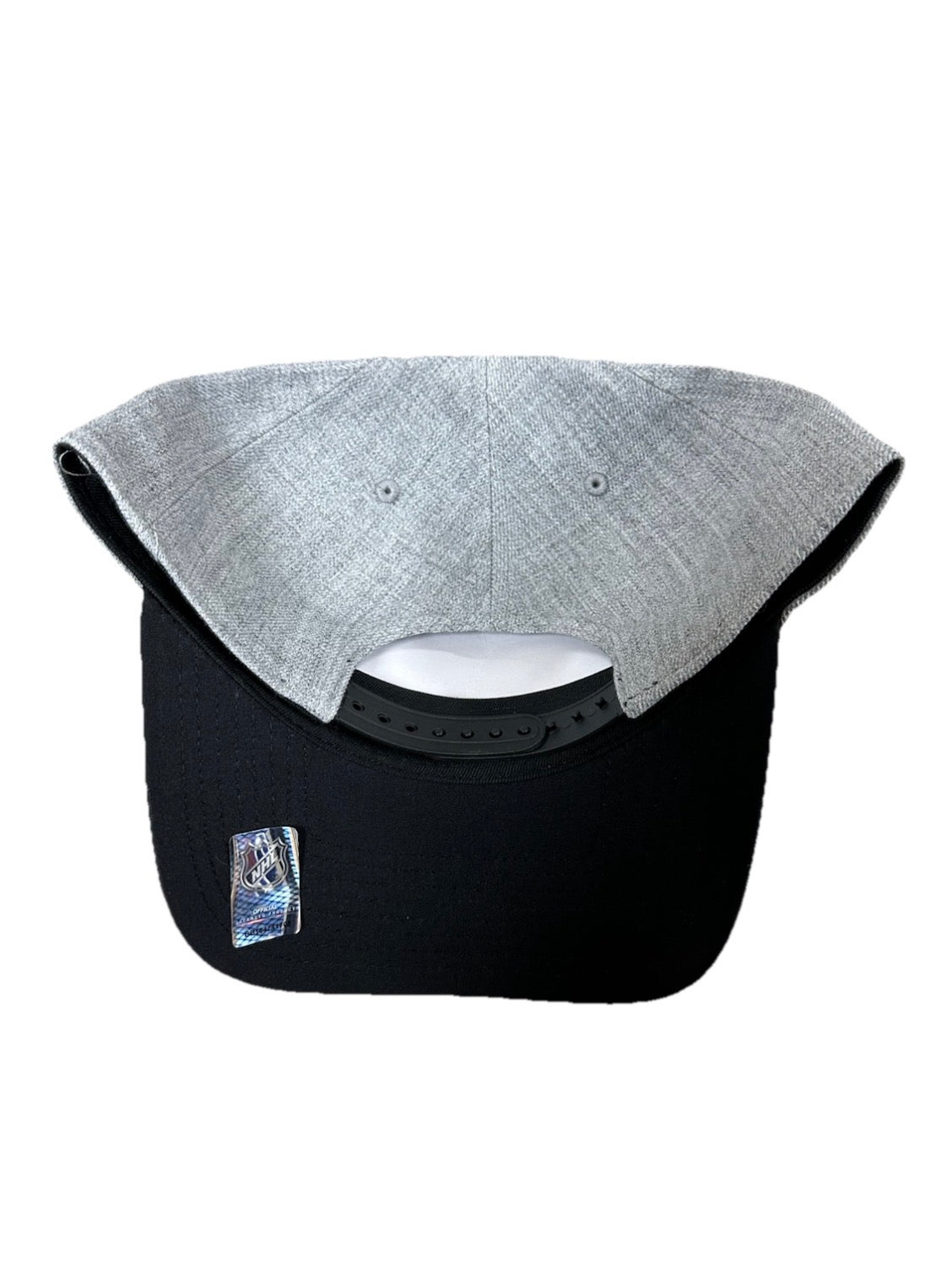 Boston Bruins Fanatics Heather Gray DSG A-Frame Snapback Adjustable Hat