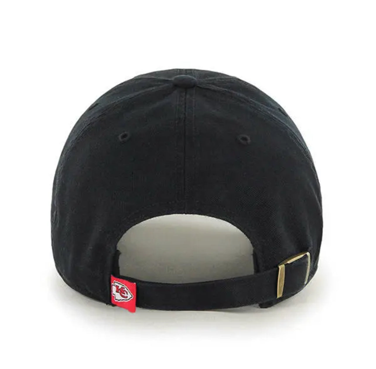 Kansas City Chiefs '47 Brand Black Clean Up Adjustable Dad Hat