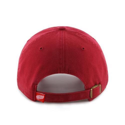 Detroit Red Wings '47 Brand Red Clean Up Adjustable Dad Hat