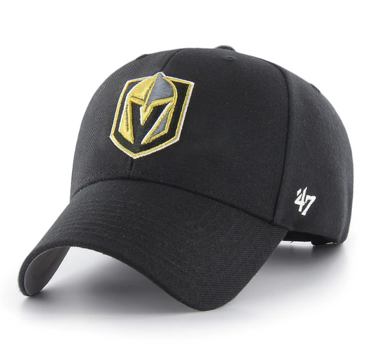 Vegas Golden Knights '47 Brand Black Adjustable MVP Hat