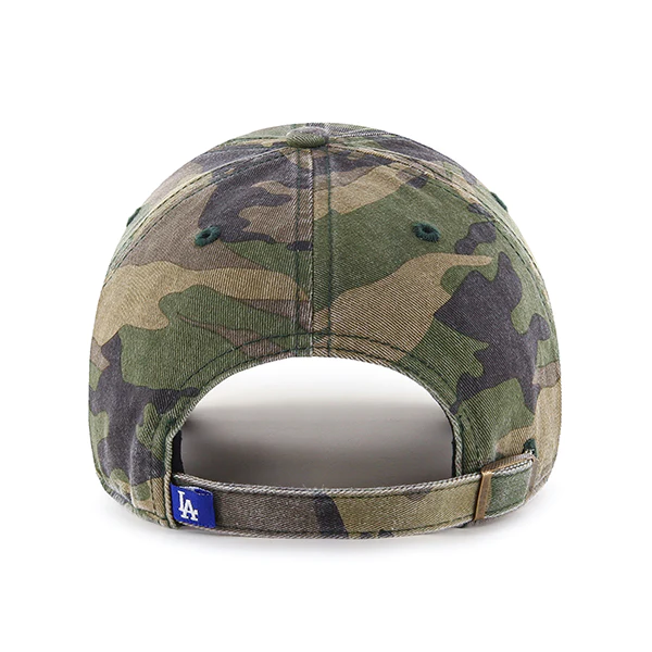 Los Angeles Dodgers '47 Brand Camo Clean Up Adjustable Dad Hat