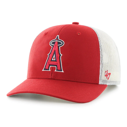 Los Angeles Angels '47 Brand Red Trucker Adjustable Hat