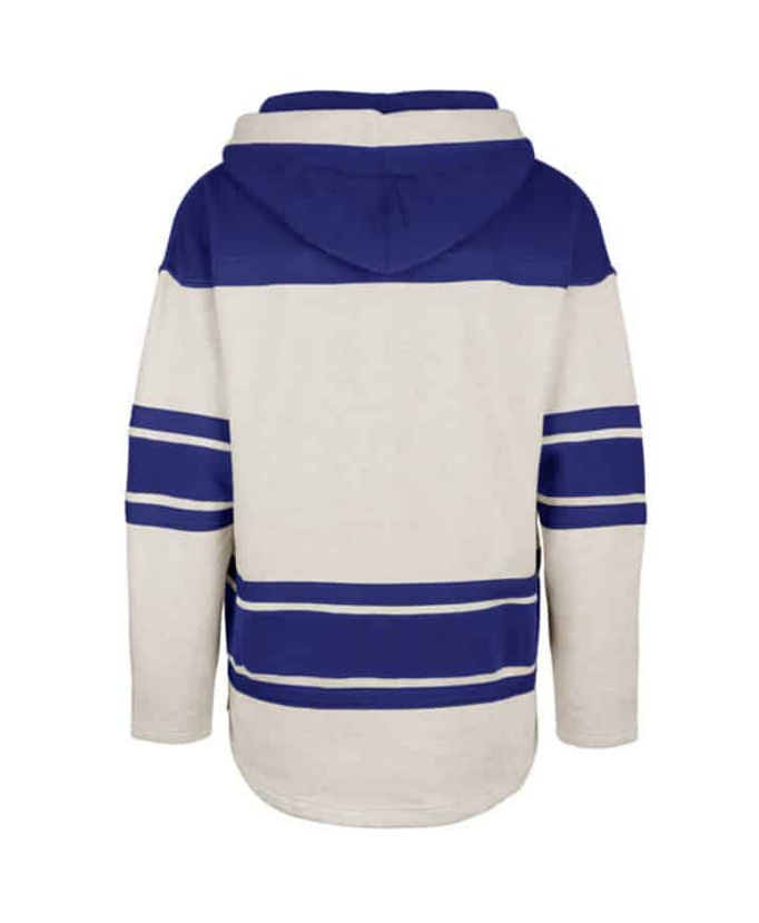 Toronto Maple Leafs '47 Brand Oatmeal Superior Lacer Pullover Hoodie