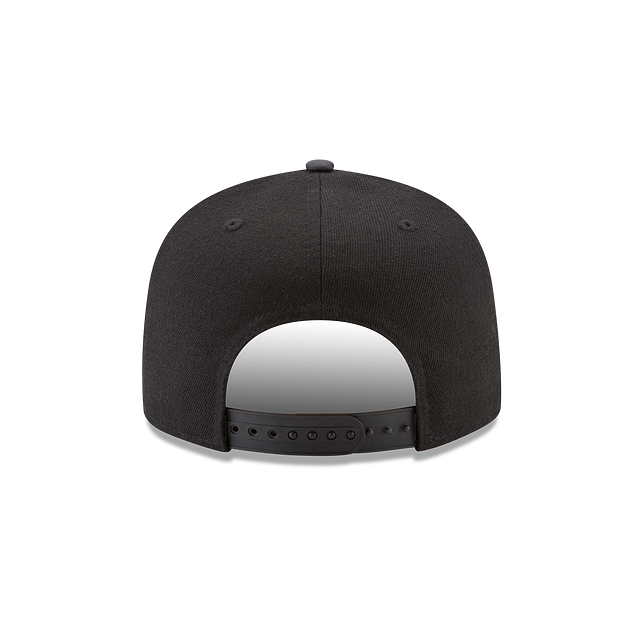 San Francisco 49ers New Era Black 9Fifty Snapback White Logo Adjustable Hat