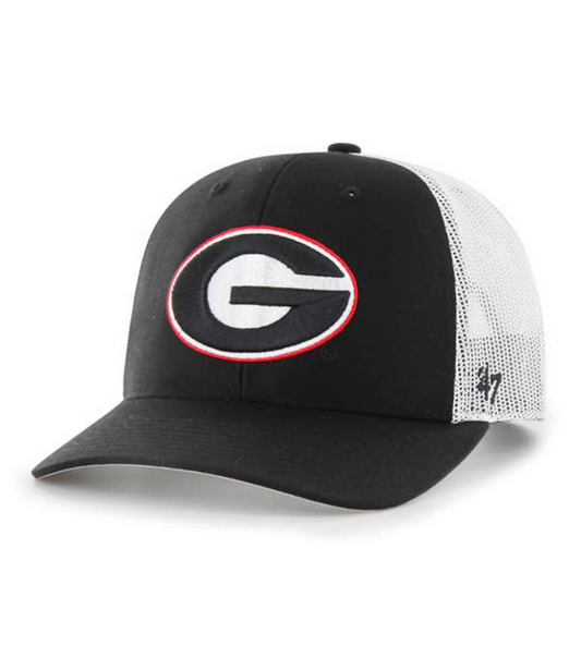 Georgia Bulldogs '47 Brand Black Trucker Snapback Adjustable Hat