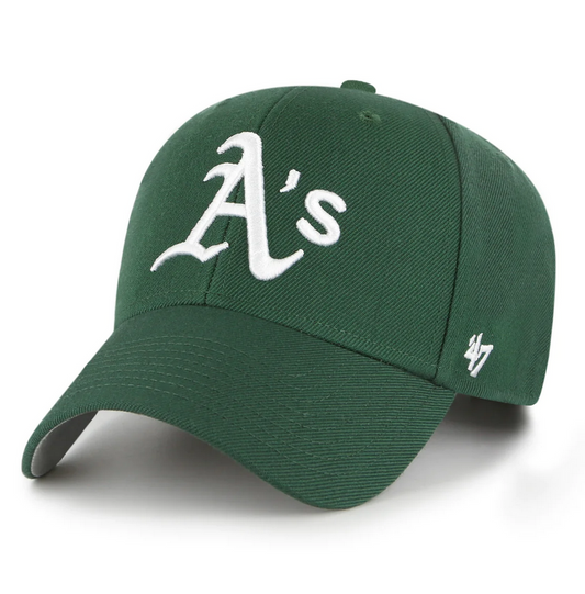 Oakland Athletics '47 Brand Green MVP Adjustable Strapback Hat