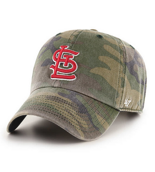 St. Louis Cardinals '47 Brand Camo Clean Up Adjustable Dad Hat